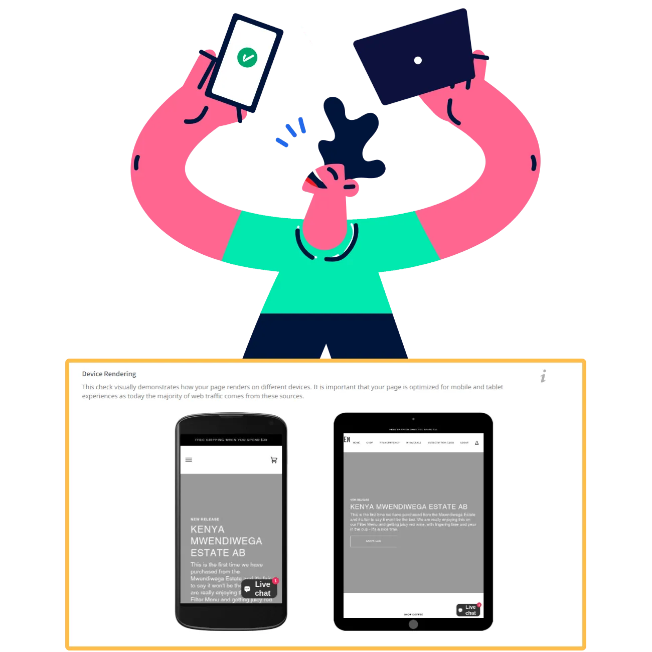 Rendu multi-appareils
